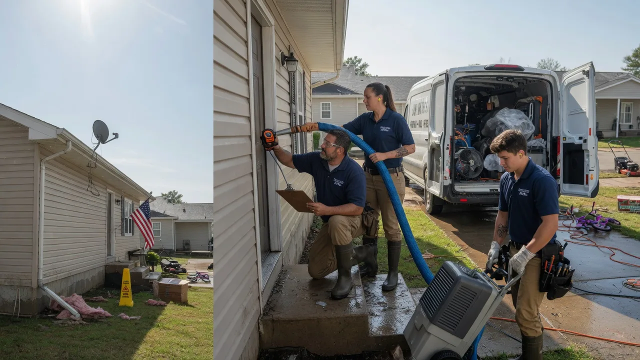 Ceiling Water Damage Restoration in Elgin, ND near me